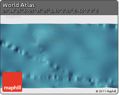 Satellite 3D Map of the Area around 25° 31' 56" S, 65° 31' 30" E