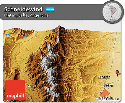 Physical 3D Map of Schneidewind