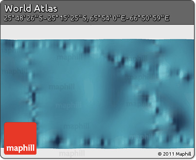 Satellite 3D Map of the Area around 25° 31' 56" S, 66° 22' 30" E