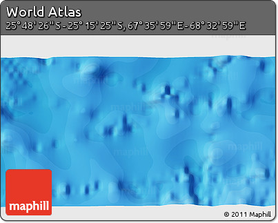 Political 3D Map of the Area around 25° 31' 56" S, 68° 4' 29" E