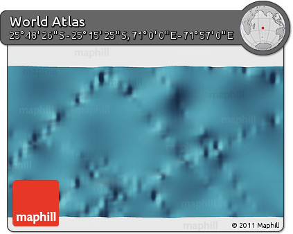 Satellite 3D Map of the Area around 25° 31' 56" S, 71° 28' 29" E