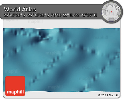 Satellite 3D Map of the Area around 25° 31' 56" S, 72° 19' 29" E