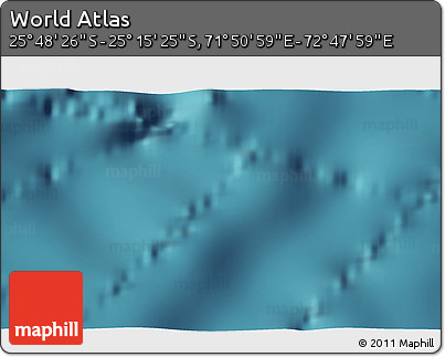 Satellite 3D Map of the Area around 25° 31' 56" S, 72° 19' 29" E