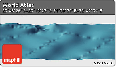 Satellite Panoramic Map of the Area around 25° 31' 56" S, 72° 19' 29" E