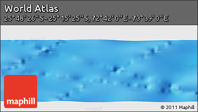 Physical Panoramic Map of the Area around 25° 31' 56" S, 73° 10' 30" E