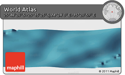 Satellite Panoramic Map of the Area around 25° 31' 56" S, 74° 52' 30" E
