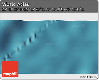 Satellite 3D Map of the Area around 25° 31' 56" S, 75° 43' 29" E