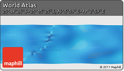 Physical Panoramic Map of the Area around 25° 31' 56" S, 76° 34' 29" E