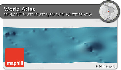 Satellite Panoramic Map of the Area around 25° 31' 56" S, 76° 25' 30" W