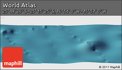 Satellite Panoramic Map of the Area around 25° 31' 56" S, 76° 25' 30" W