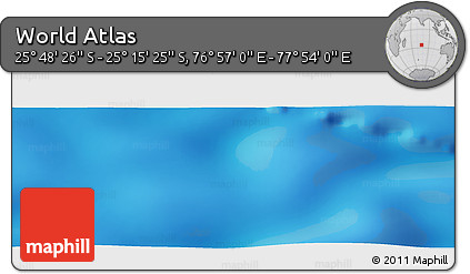 Physical Panoramic Map of the Area around 25° 31' 56" S, 77° 25' 30" E