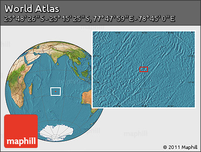 Satellite Location Map of the Area around 25° 31' 56" S, 78° 16' 30" E