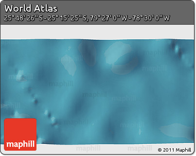 Satellite 3D Map of the Area around 25° 31' 56" S, 78° 58' 29" W