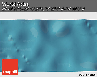 Satellite 3D Map of the Area around 25° 31' 56" S, 78° 58' 29" W