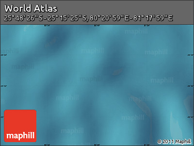 Satellite Map of the Area around 25° 31' 56" S, 80° 49' 29" E