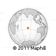 Outline Map of the Area around 25° 31' 56" S, 80° 49' 29" E, rectangular outline