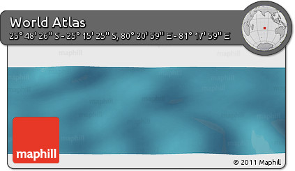 Satellite Panoramic Map of the Area around 25° 31' 56" S, 80° 49' 29" E