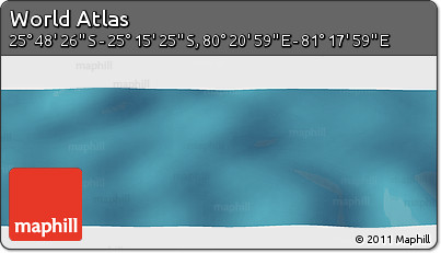Satellite Panoramic Map of the Area around 25° 31' 56" S, 80° 49' 29" E