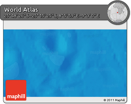 Political 3D Map of the Area around 25° 31' 56" S, 8° 34' 29" E