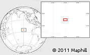 Blank Location Map of the area around 25° 31' 56" S, 91° 1' 30" E