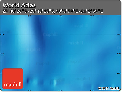 Physical Map of the Area around 25° 31' 56" S, 93° 34' 29" E