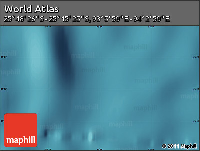 Satellite Map of the Area around 25° 31' 56" S, 93° 34' 29" E