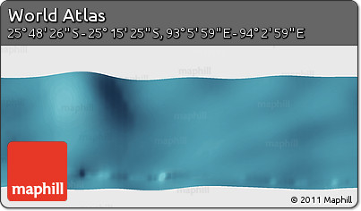 Satellite Panoramic Map of the Area around 25° 31' 56" S, 93° 34' 29" E