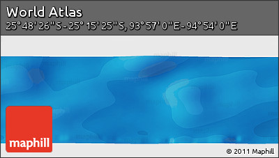 Political Panoramic Map of the Area around 25° 31' 56" S, 94° 25' 30" E