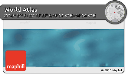 Satellite Panoramic Map of the Area around 25° 31' 56" S, 94° 25' 30" E