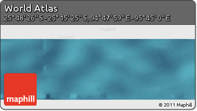 Satellite Panoramic Map of the Area around 25° 31' 56" S, 95° 16' 30" E