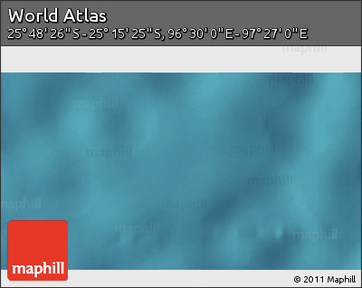 Satellite 3D Map of the Area around 25° 31' 56" S, 96° 58' 29" E