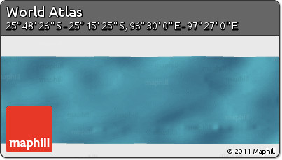 Satellite Panoramic Map of the Area around 25° 31' 56" S, 96° 58' 29" E