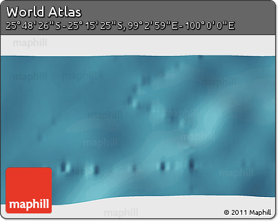 Satellite 3D Map of the Area around 25° 31' 56" S, 99° 31' 30" E