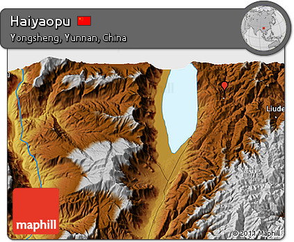 Physical 3D Map of Haiyaopu