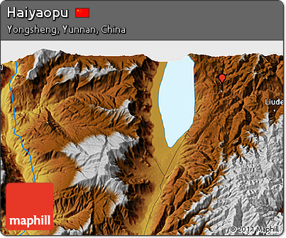 Physical 3D Map of Haiyaopu