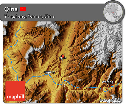 Physical Map of Qina