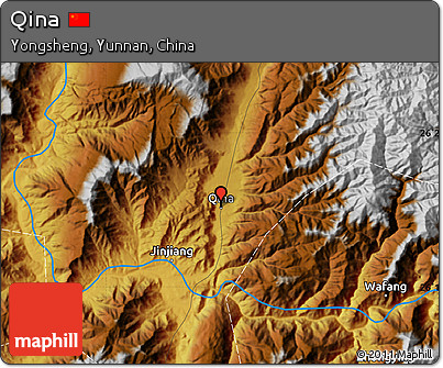 Physical Map of Qina