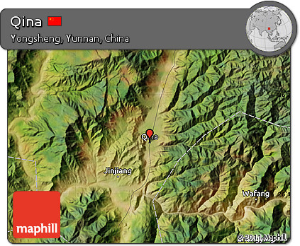 Satellite Map of Qina
