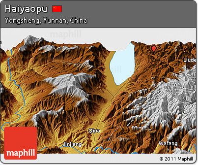Physical Panoramic Map of Haiyaopu