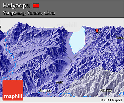 Political Panoramic Map of Haiyaopu