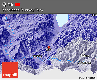 Political Panoramic Map of Qina