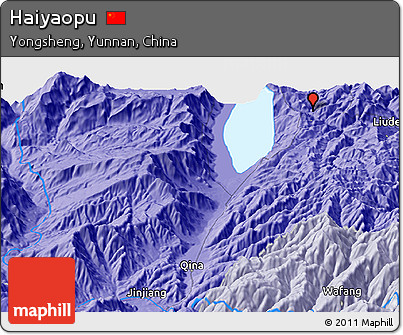 Political Panoramic Map of Haiyaopu
