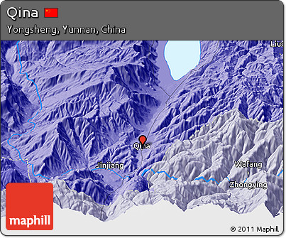 Political Panoramic Map of Qina