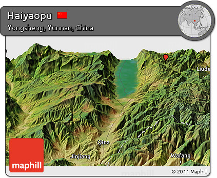 Satellite Panoramic Map of Haiyaopu