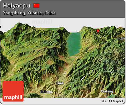 Satellite Panoramic Map of Haiyaopu
