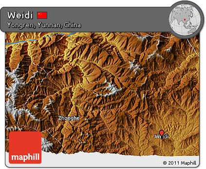 Physical 3D Map of Weidi