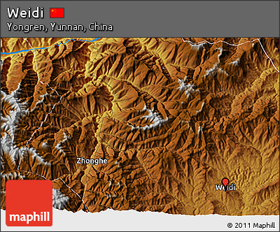 Physical 3D Map of Weidi
