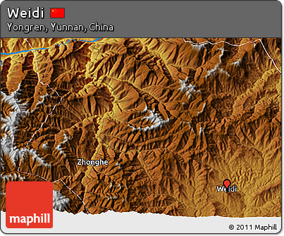 Physical 3D Map of Weidi