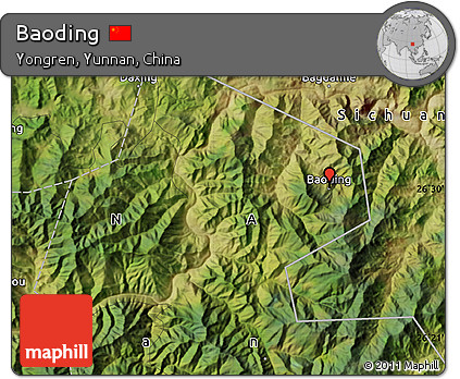 Satellite Map of Baoding