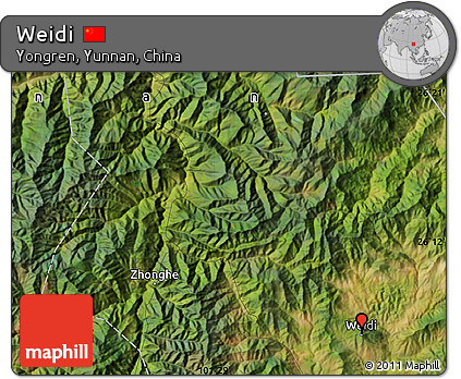 Satellite Map of Weidi